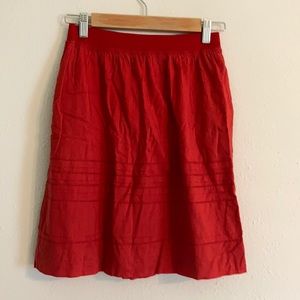 LAST CHANCE! Maeve red cotton skirt